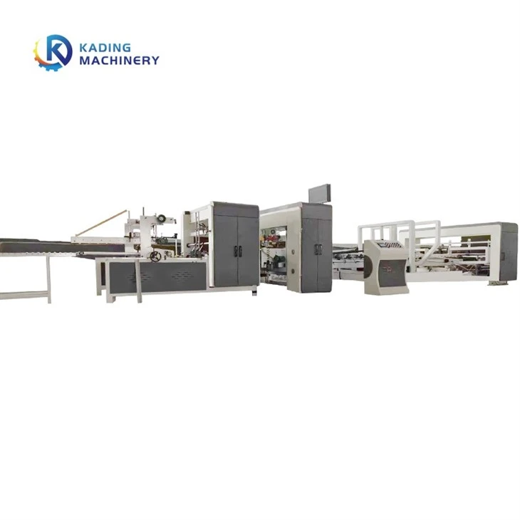 automatic carton folding gluing machine